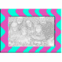 pink turquoise photo frame photo sculptures