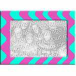 pink turquoise photo frame photo cut out