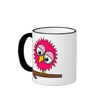 Pink Tweet Beautiful Bridesmaid Thank You Mug