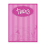 Pink Twins Postcard