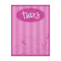 Pink Twins postcards by Designdivaad Pink Twins postcards