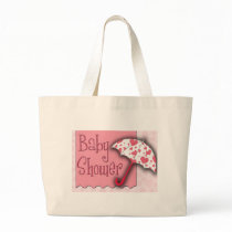 PInk Umbrella Baby Shower bags