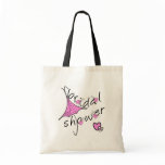Pink Umbrella Bridal Shower bags