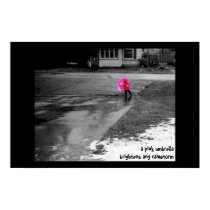 Pink Umbrella posters by paulland Pink Umbrella posters