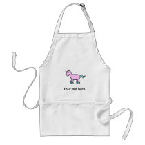 Pink unicorn apron