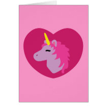 Pink Unicorn Cards