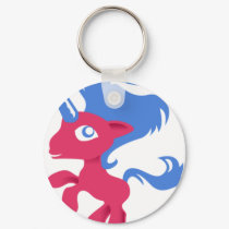 Pink Unicorn keychains