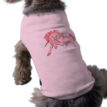 Pink Unicorn Pet Tshirt