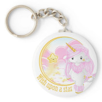 Pink Unicorn Po Key Chains