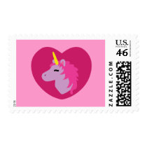 Pink Unicorn postage by toxiferous Pink Unicorn postage