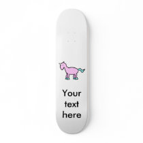 Pink unicorn skate boards