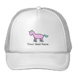 Pink unicorn trucker hats