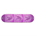 Pink Unicorns Skateboard Deck