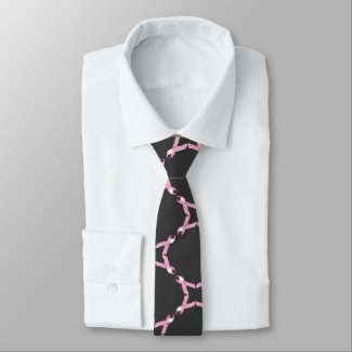 Pink Union Breast Cancer Awareness Tie