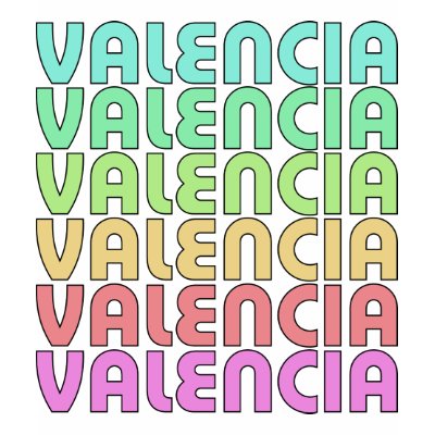 Pink Valencia Valencia Shirts by valenciashirt