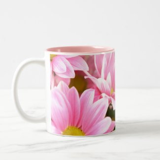 Pink Valentine Blossom Flower Mug mug
