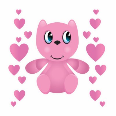 valentine teddy bear. pink valentine teddy bear