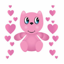 pink valentine teddy bear hearts photo sculptures by doonidesigns pink valentine teddy bear hearts photo sculptures
