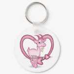 Pink Valentine's Day  Cartoon Goat Gift