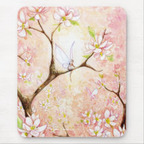 Pink View Blossom mousepads