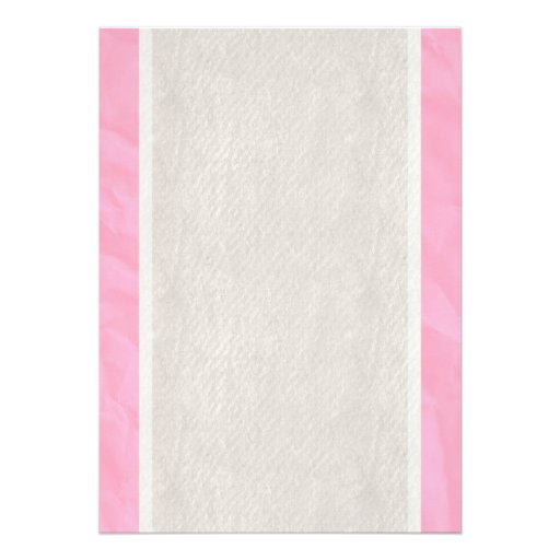 Pink Vintage Bow & Linen Bridal Shower Invitations