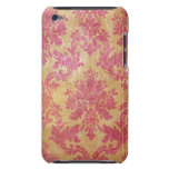 Pink Vintage Damask Barely There iPod Cases