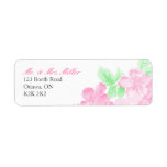 Pink Vintage Floral Address Label Pink Vintage Floral Address Label