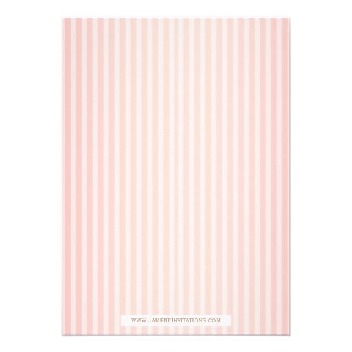 Pink vintage typography baby shower invitation