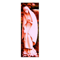Pink Virgin Mary BOOKMARK business cards by JuJuGardens Pink Virgin Mary BOOKMARK business cards
