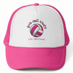 Pink Volleyball Hats