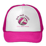Pink Volleyball Hats
