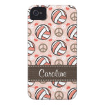 Pink Volleyball iPhone 4 Case Mate Covers