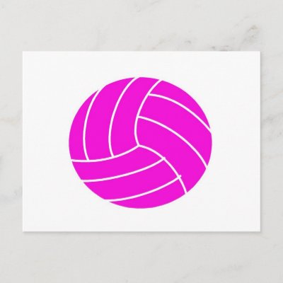 pink volleyball