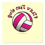 Pink Volleyball Print
