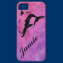 PINK water DOLPHIN  iphone covers casemate cases