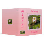 Pink Water-Lily Bud Binder