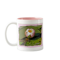 Pink Water-Lily Bud Mug
