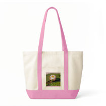 Pink Water-Lily Bud Tote Bag