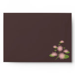 Pink Water Lily Elegant Simple Contemporary Envelope