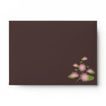Pink Water Lily Elegant Simple Contemporary Envelope
