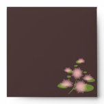 Pink Water Lily Elegant Simple Contemporary Envelopes