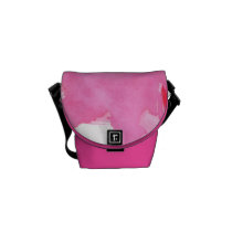 Pink Watercolor Courier Bags