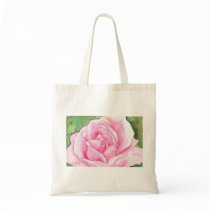 Pink Watercolor Rose Bag bags