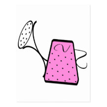 Pink Watering Can Gardening Tshirts and Gifts Postcards
