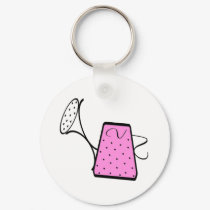 Pink Watering Can keychains by gardening Pink Watering Can keychains
