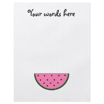Pink watermelon slice custom flyer