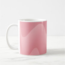 Pink Wave Abstract Image. Coffee Mugs