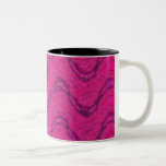 pink waves coffee mug