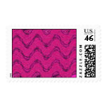 pink waves postage