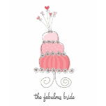 Pink Wedding Cake Fun Custom Your Own T-shirt